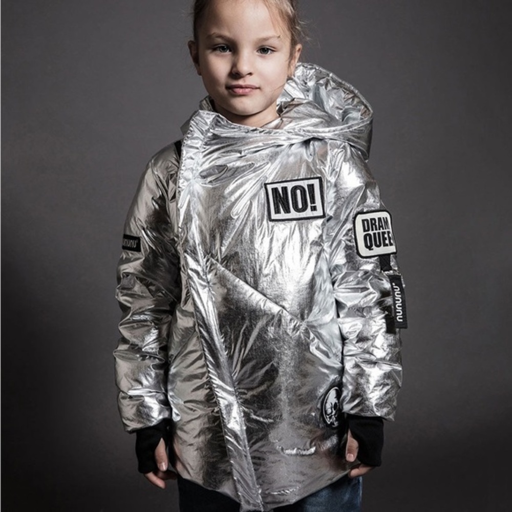 Nununu Kids Metallic Puffer | Super Patch Down Jacket